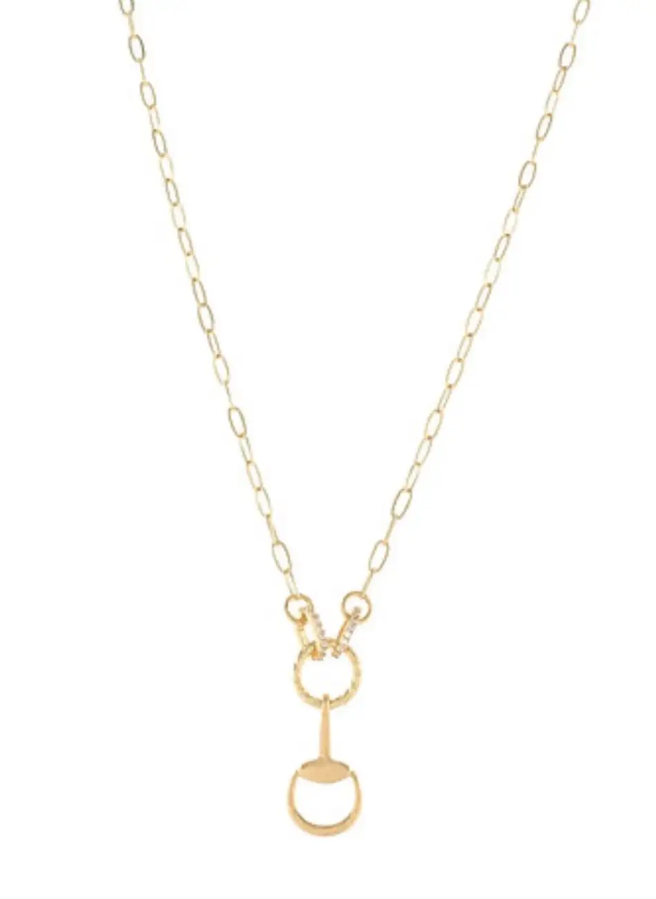 Horsebit Pe Da Necklace