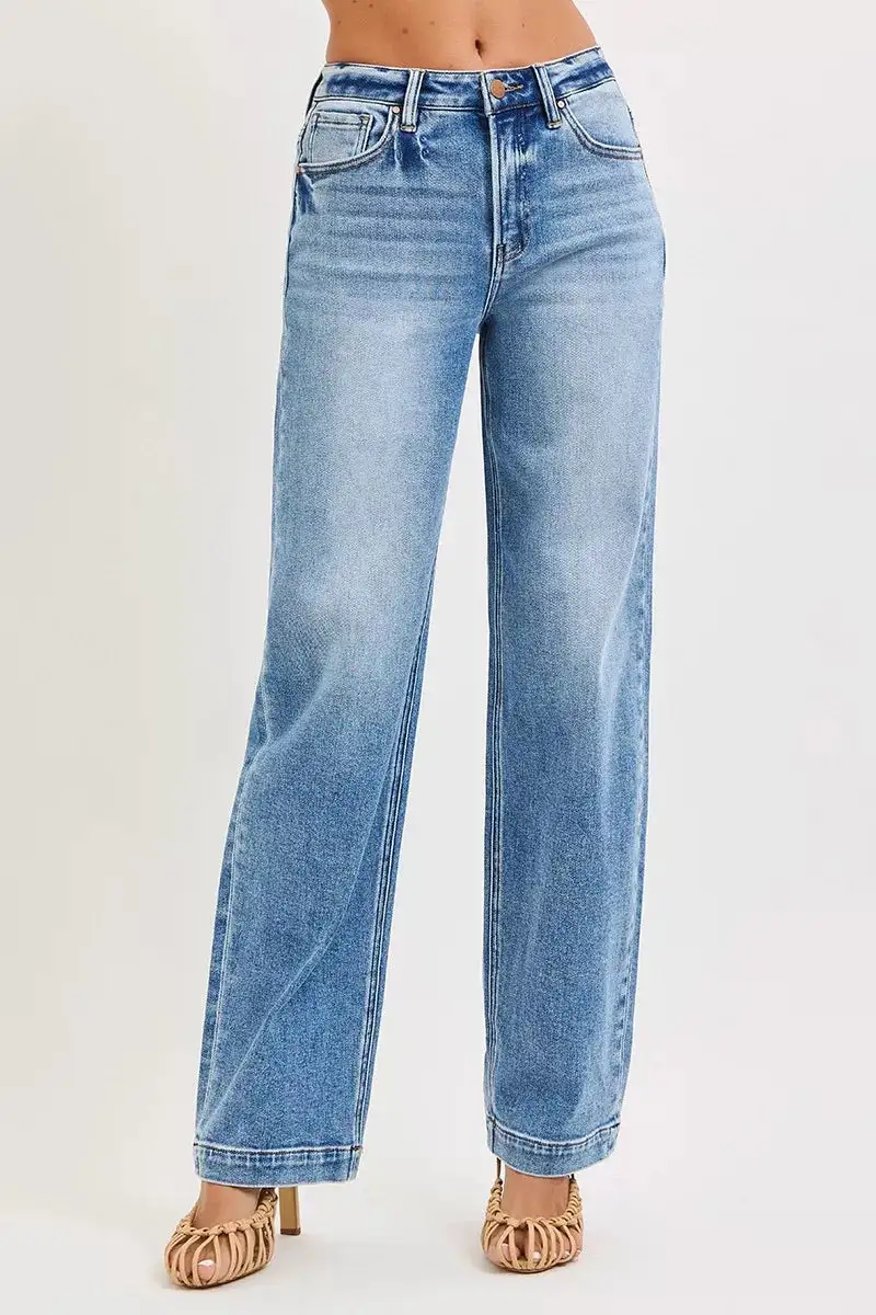 High Rise Baggy Jeans
