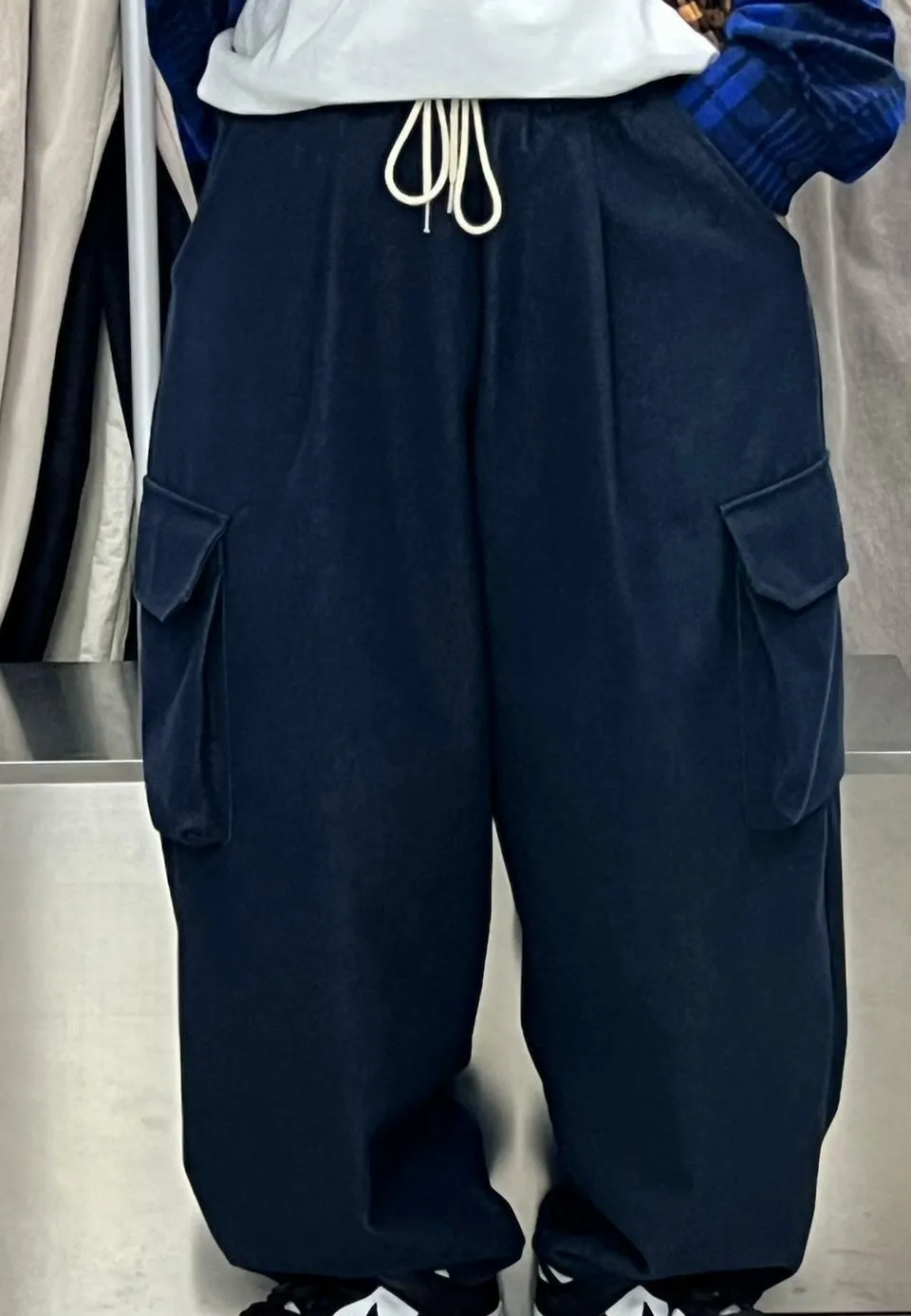 Everyday Denim Cuffed Relaxed Cargo Pants