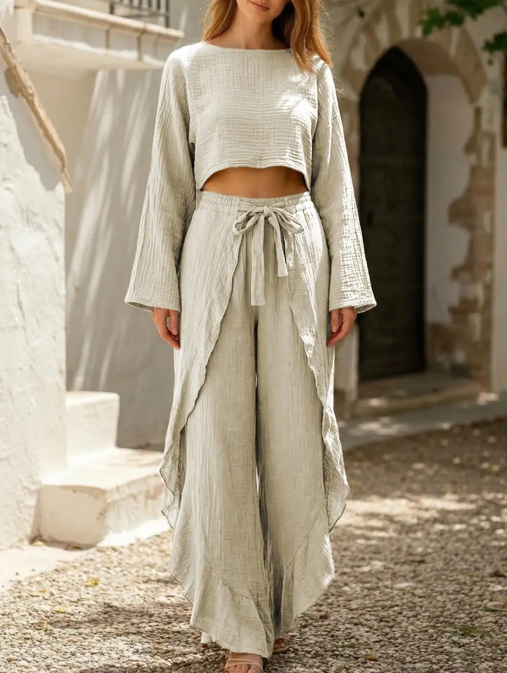Top Pants Two Piece Set