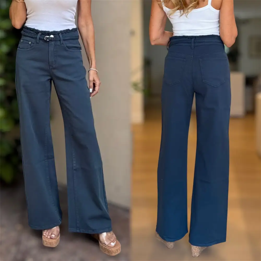 Everyday Belted Casual Pants