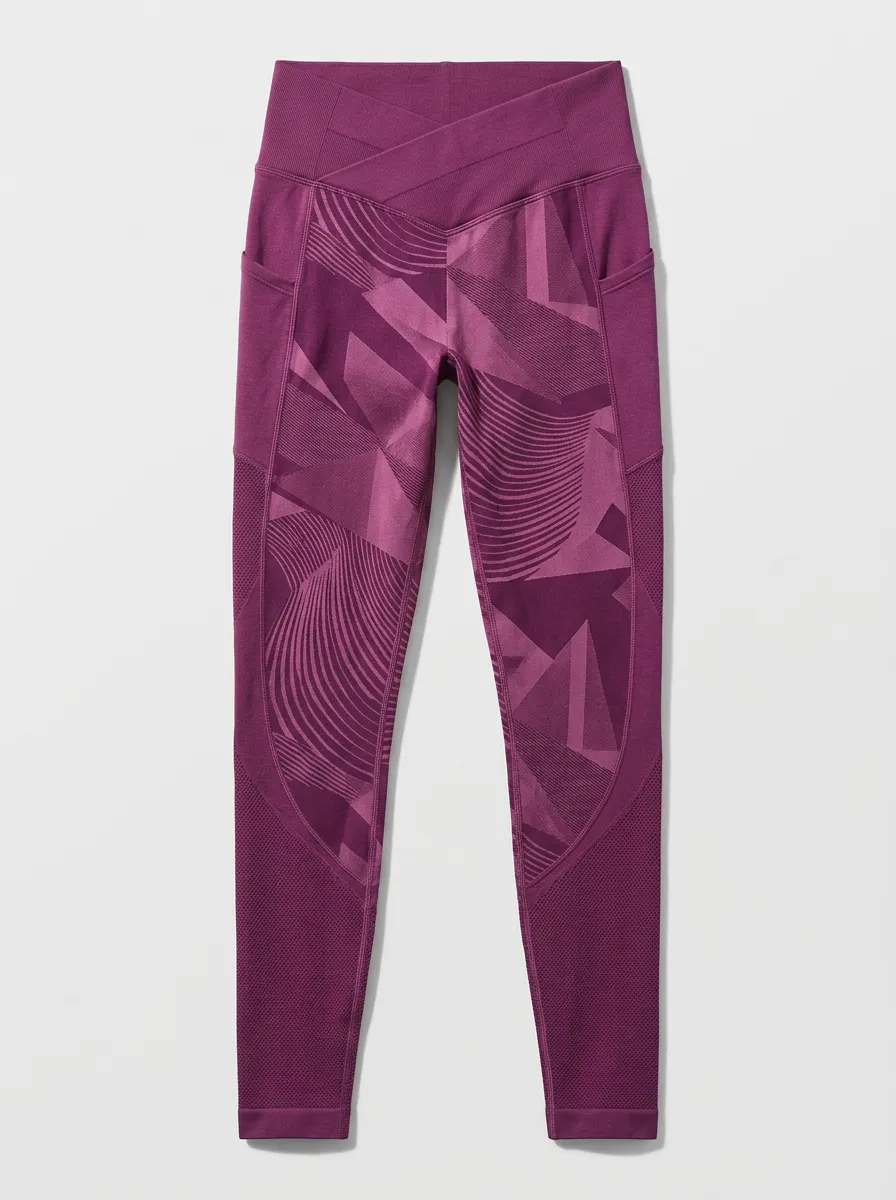 Women's Training Fitness Yoga Geometric Pattern Printed Leggings