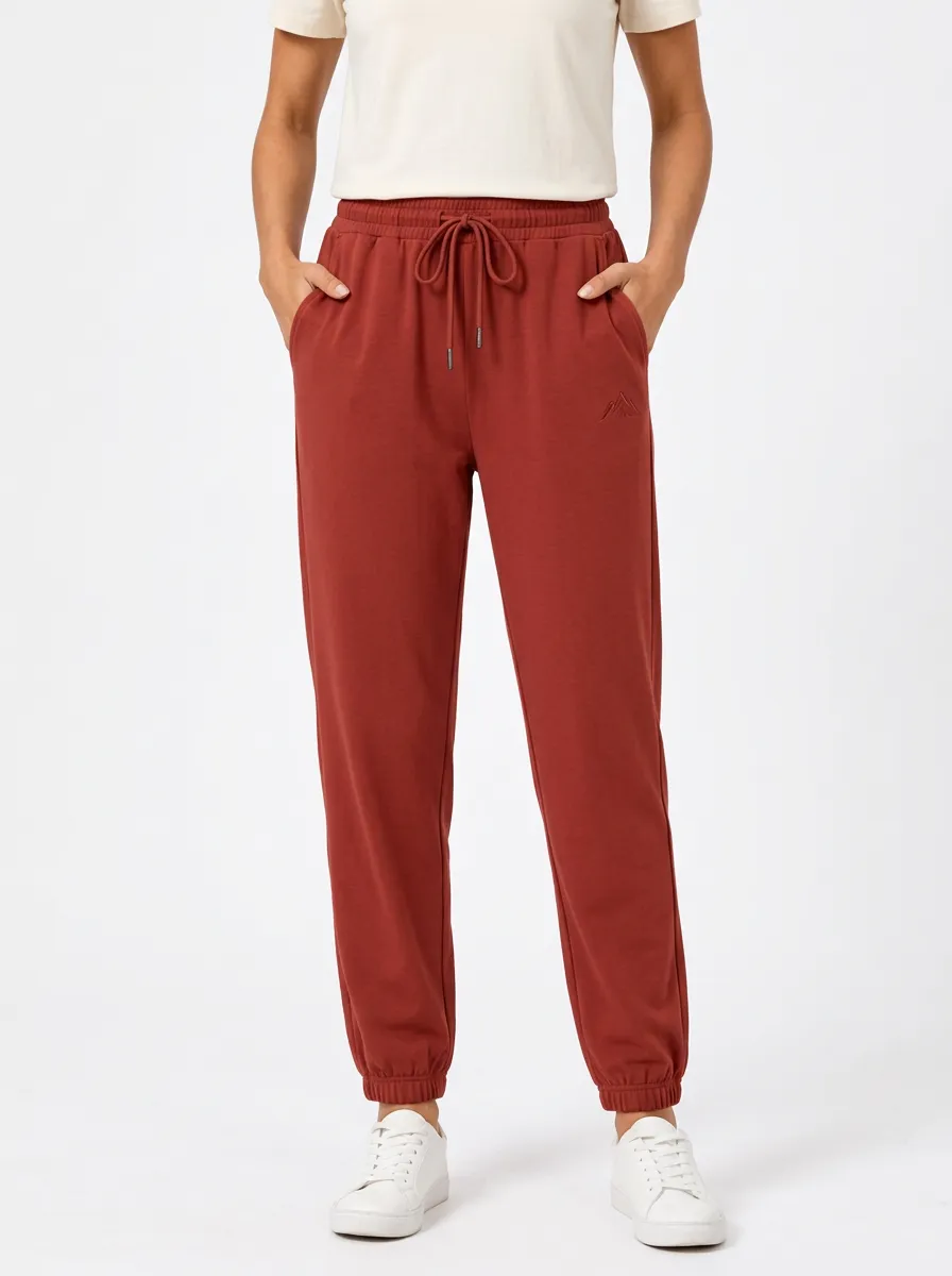 Women's Mountain Embroidered Tonal Jogger Pants