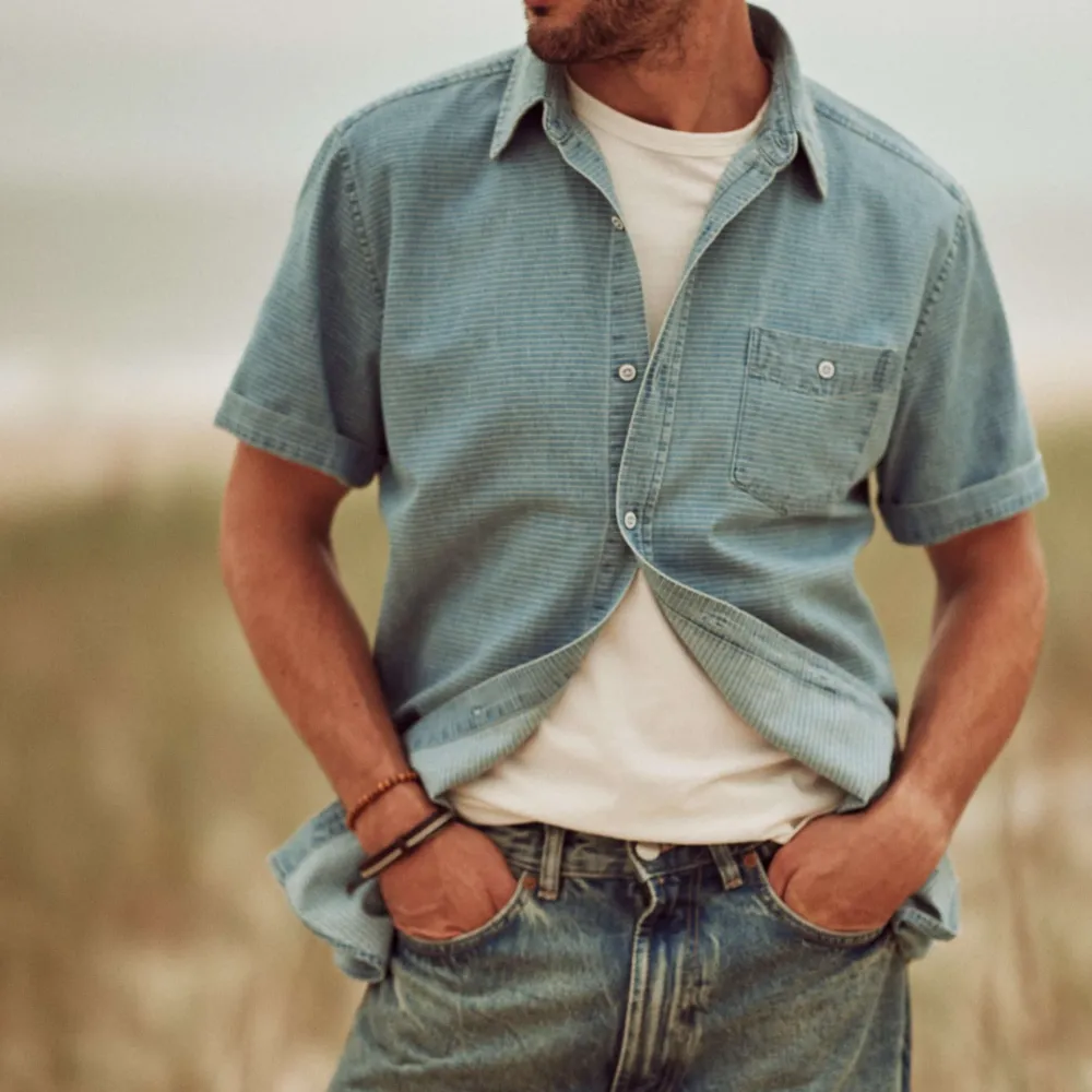 Men's Relaxed Striped Shirt