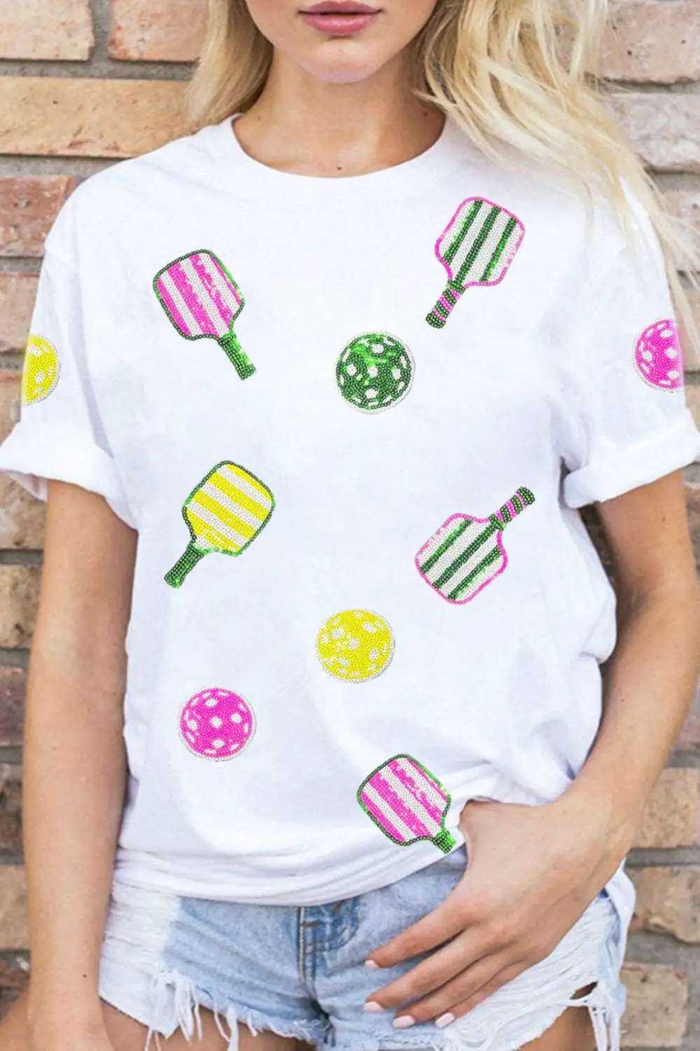 Shape Graphic Active Casual T-Shirt