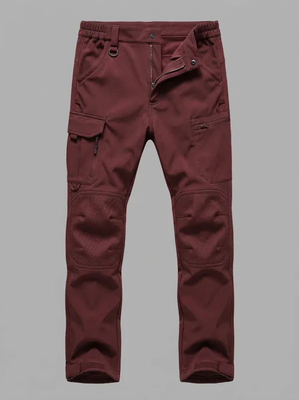 Men's Multi-Pocket Quick-Dry Trail Elastic-Waist Cargo Pants