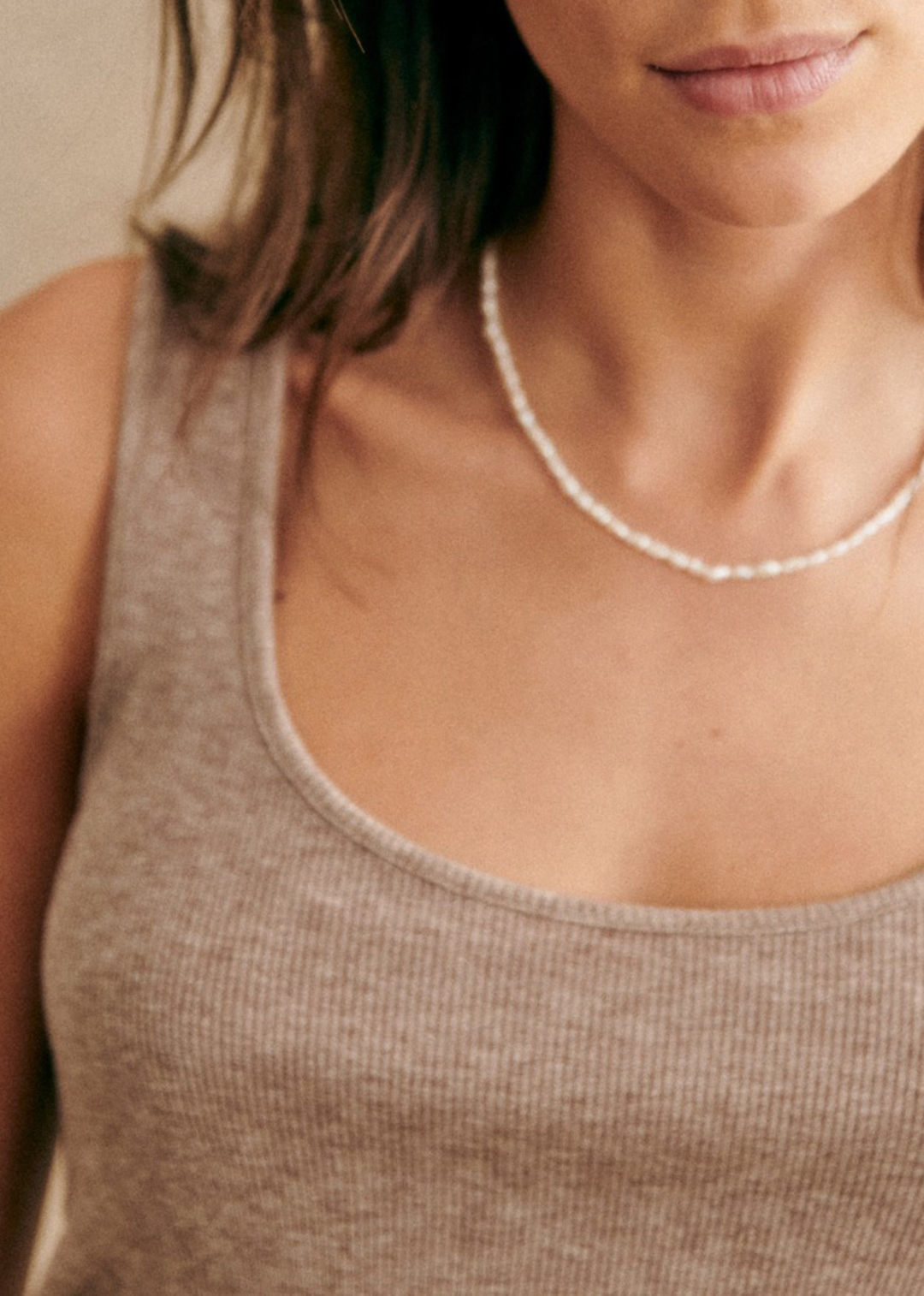 Solid Lyocell And Wool Vest