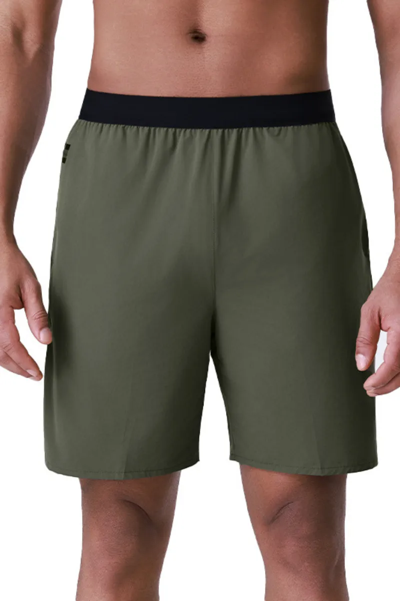 Breathable Side Pocket Mesh Athletic Shorts