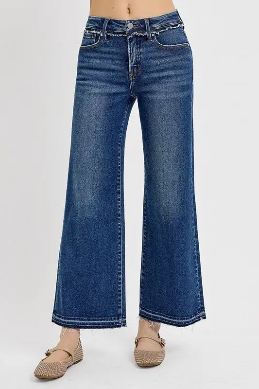 Casual Flare Leg Denim Jeans