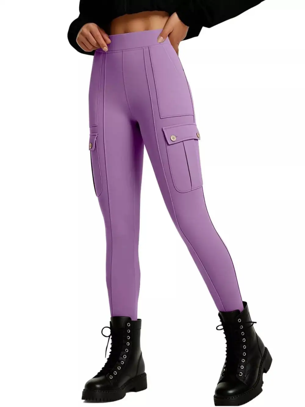Refined High Waist Active Pants