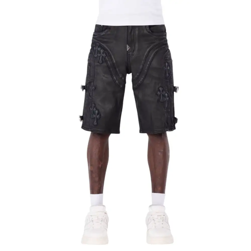 Men's Buckle Detail Shorts