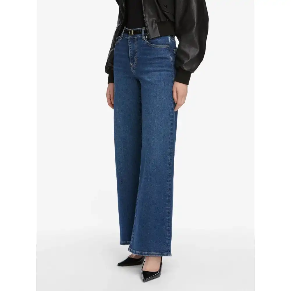 Modern Wide-Leg Flare High-Rise Women's Jeans