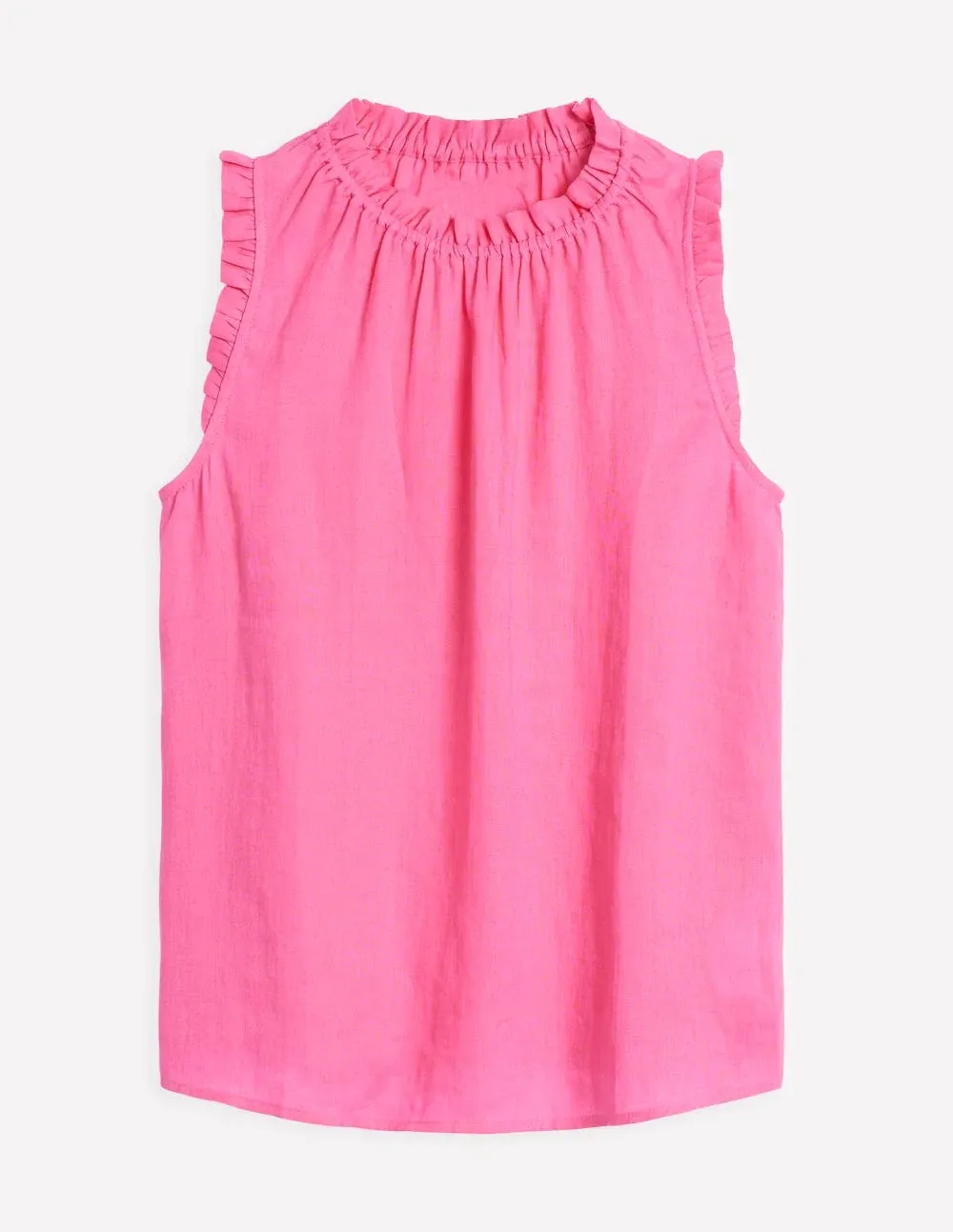 Sophie Ruffle Linen Top