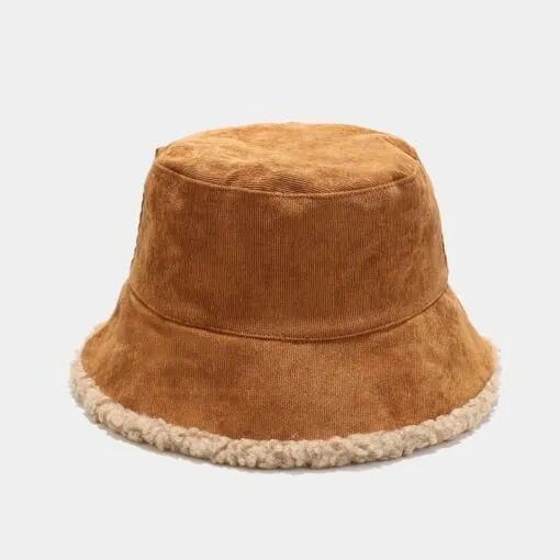 Practical Corduroy Round Beret Hat