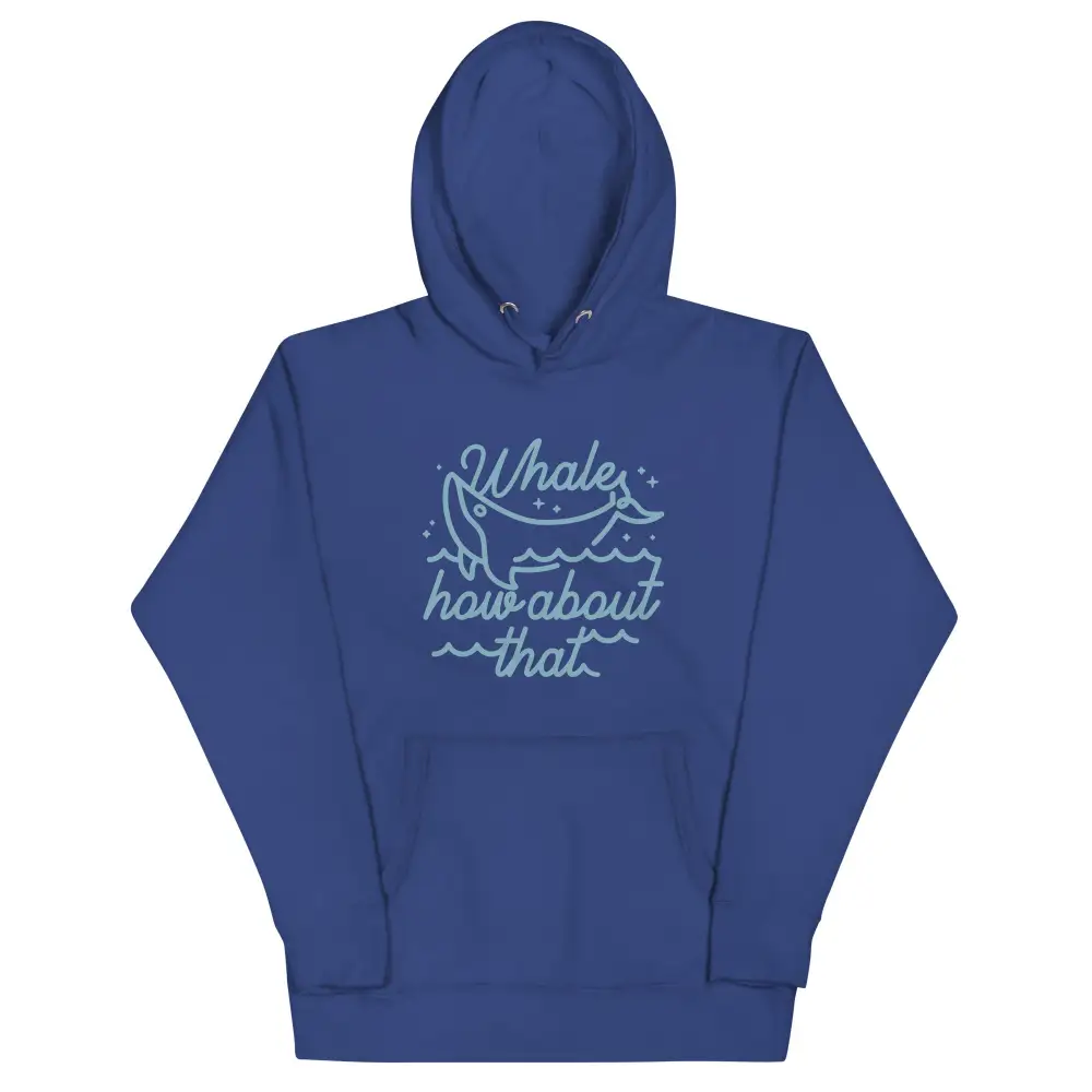 Whale How About That Unisex Comfort Hoodie