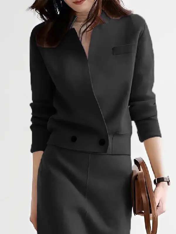Women's High-Neck Cardigan