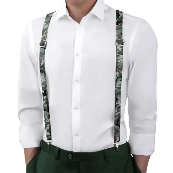 Camo Theme Suspenders