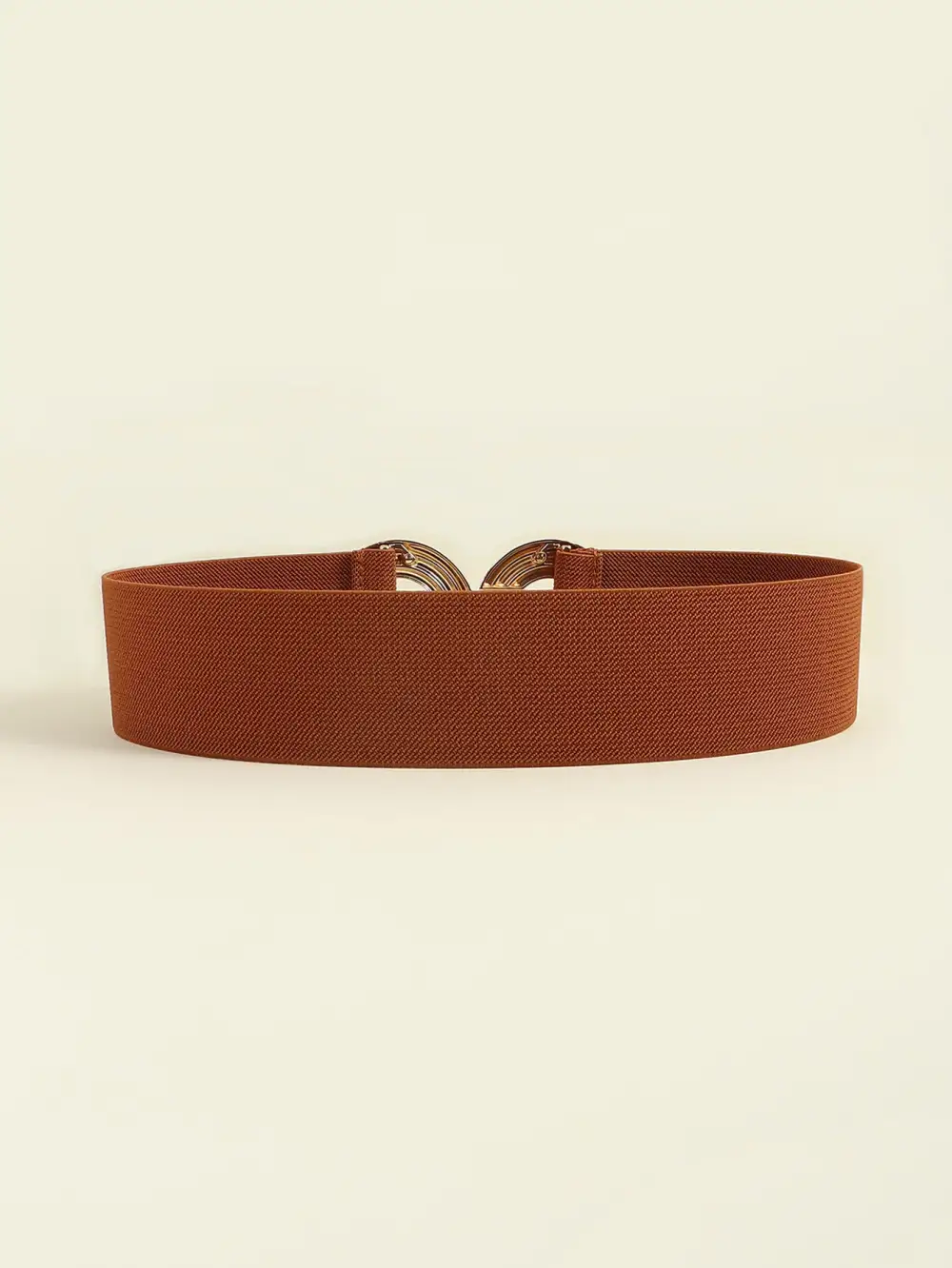 Geometric Buckle Wide Belt