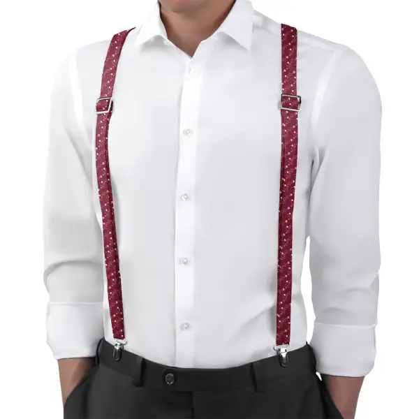 Riviere Floral Pattern Suspenders