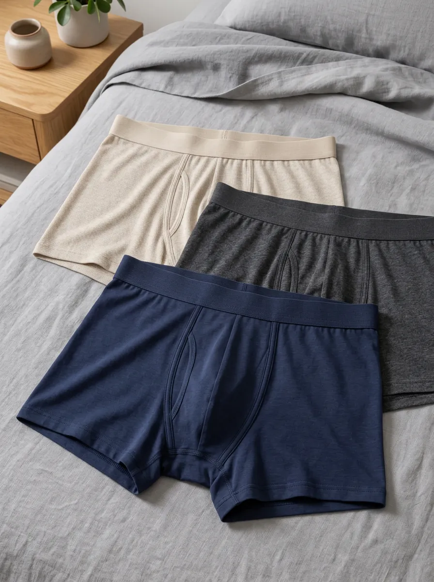 Men's Everyday Series Minimalist Cotton Boxer Briefs Set