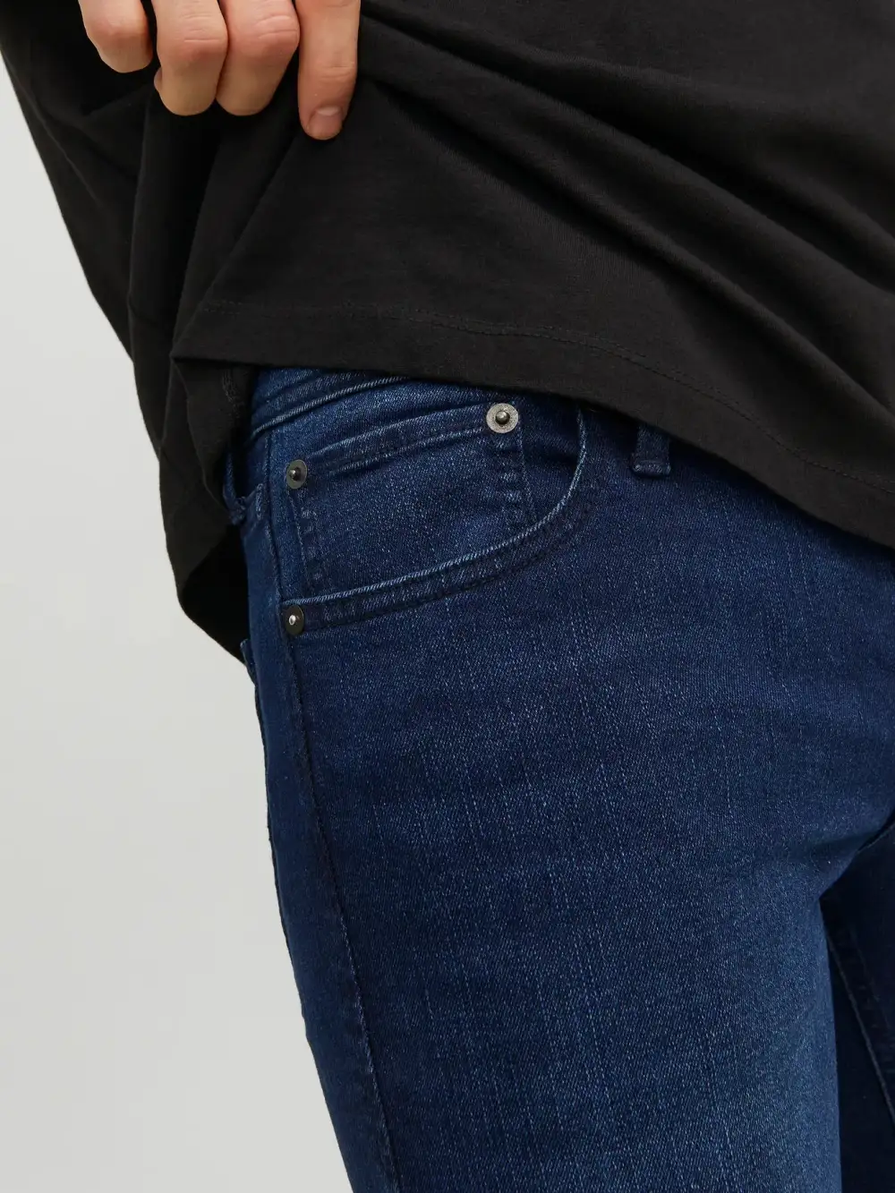 Stonewashed Slim Fit Slim Skinny Jeans