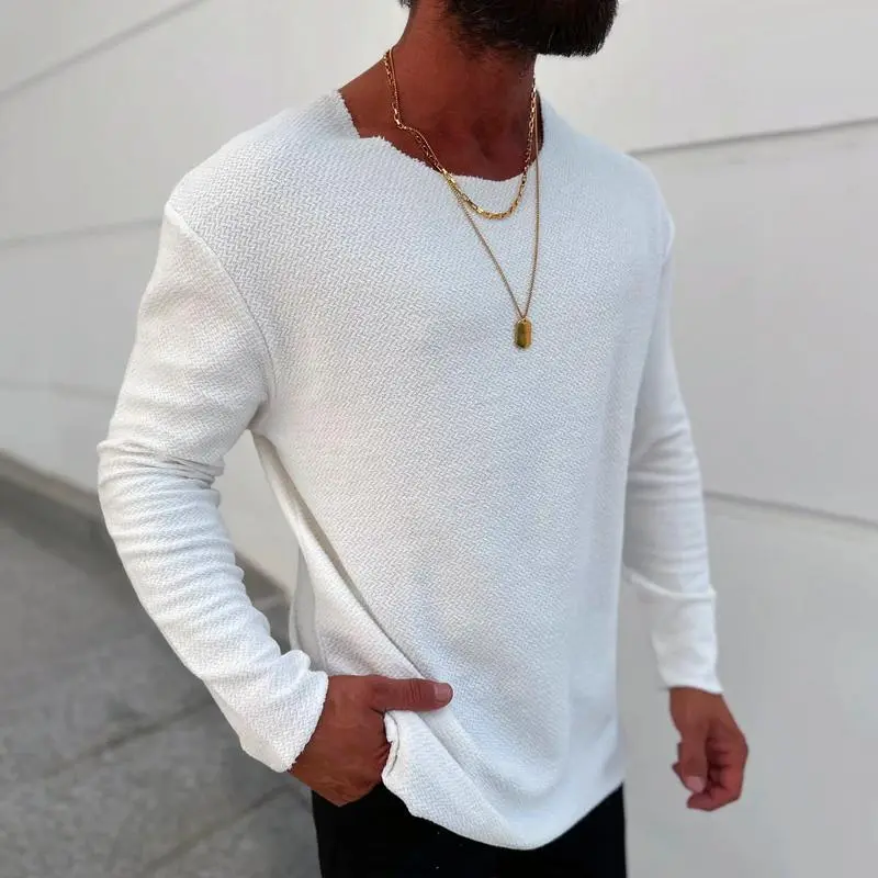Textured Crew Washed Tee