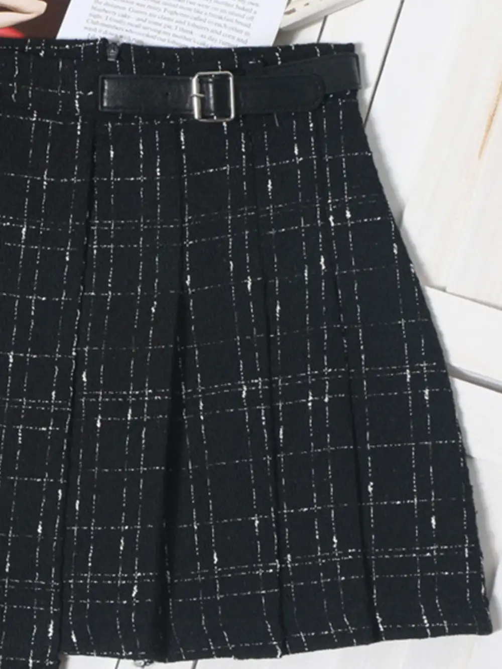 Comfy Pleated Ruched Skirt
