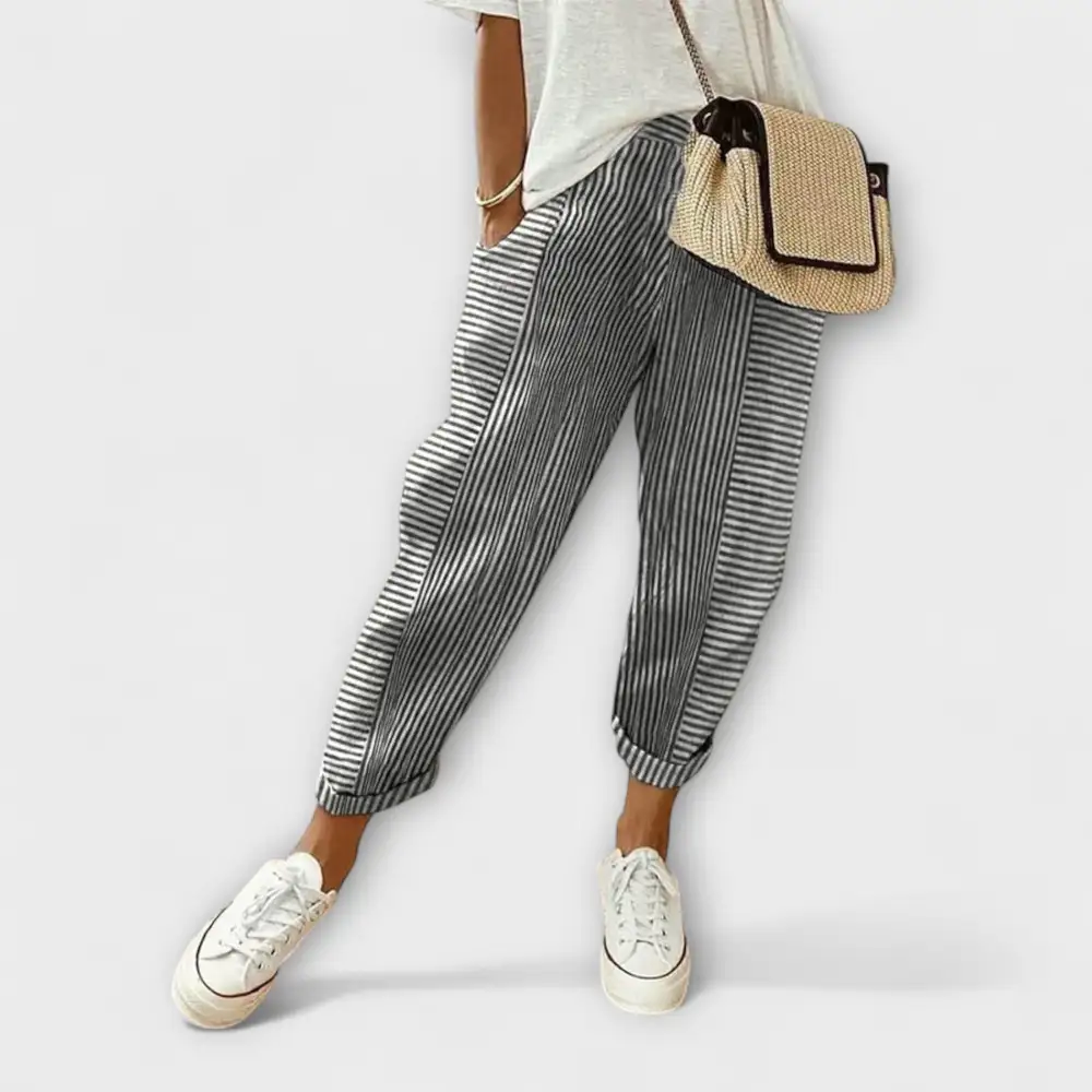 Striped Lightweight Trousers