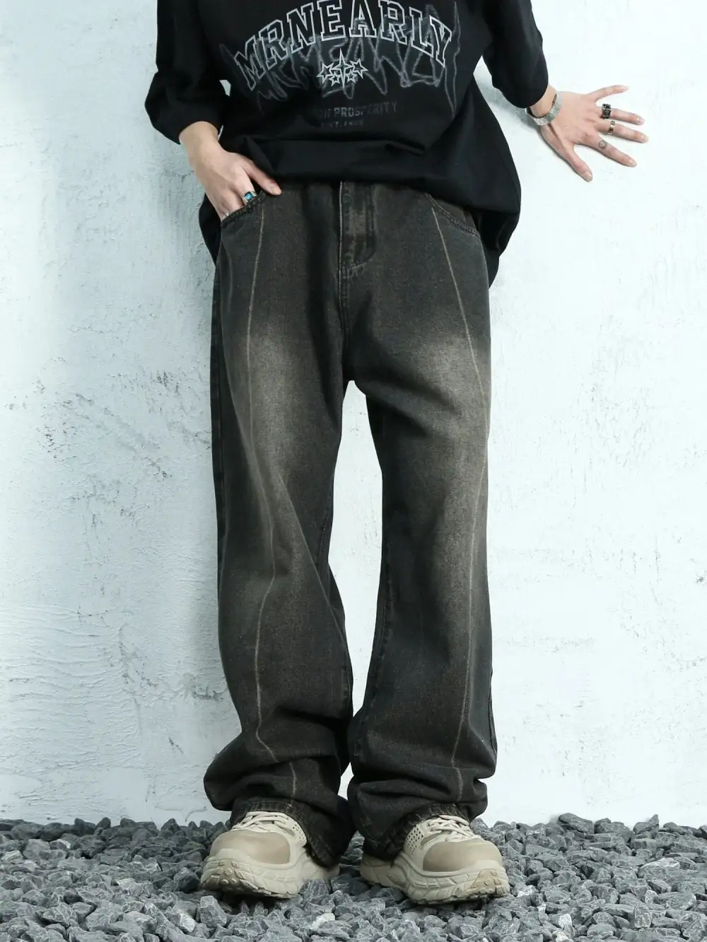 Fade Wide Leg Jeans