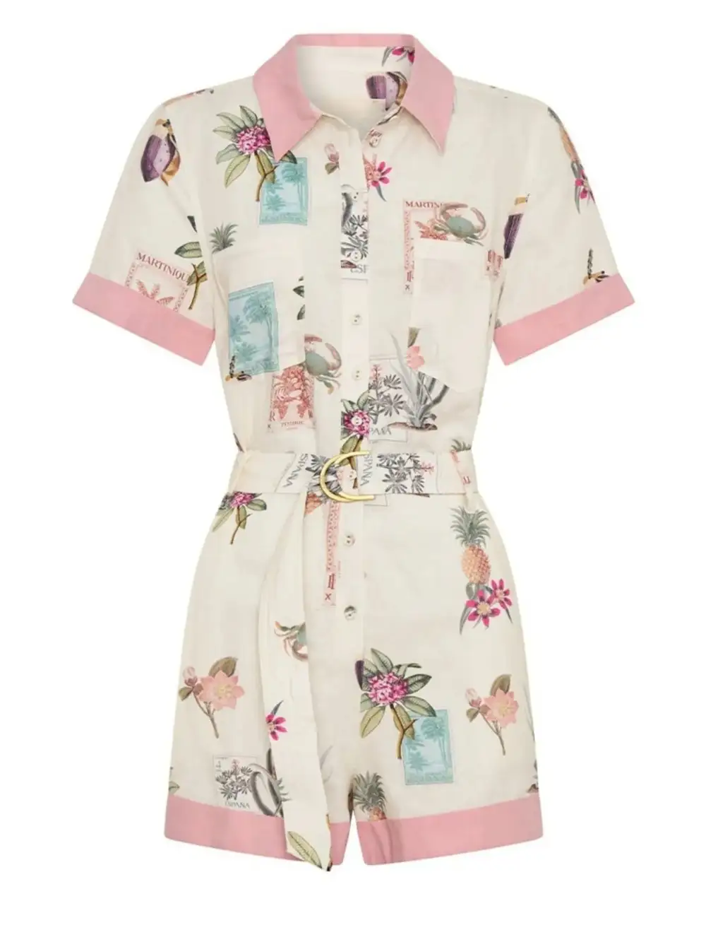 Easygoing Jumpsuit Printed Romper