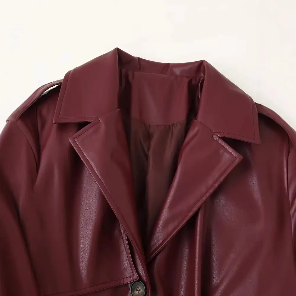 Modern Clean Line Trench Coat