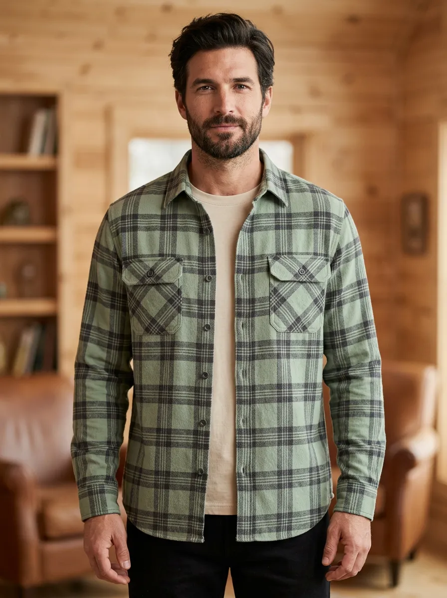 Heritage Plaid Flap Pocket Shirt