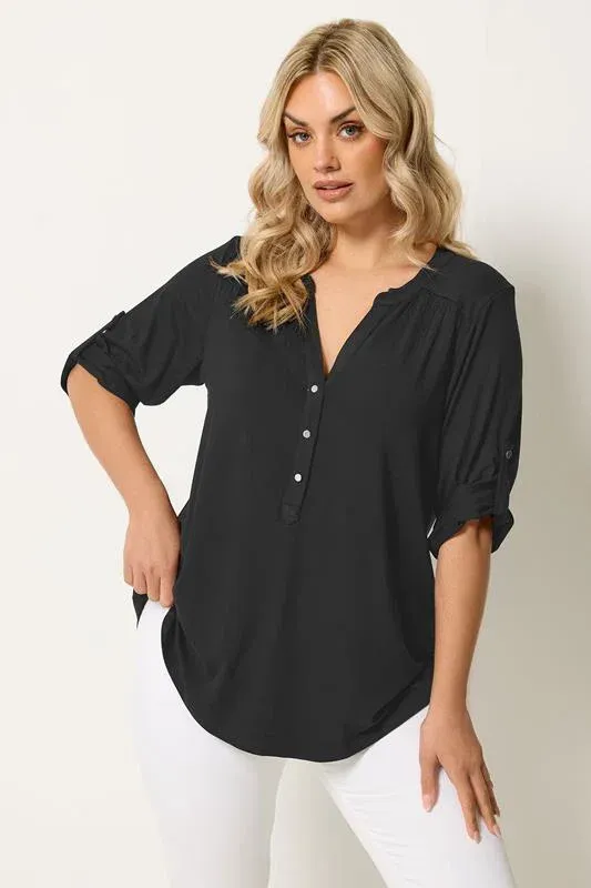 Black Placket Shirt