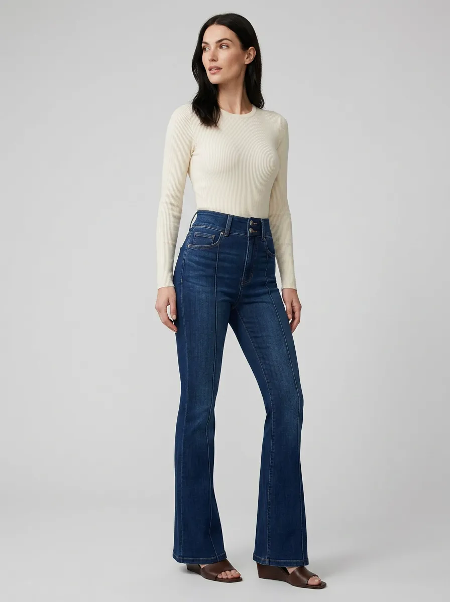 Women's High Waist Casual Denim Jeans