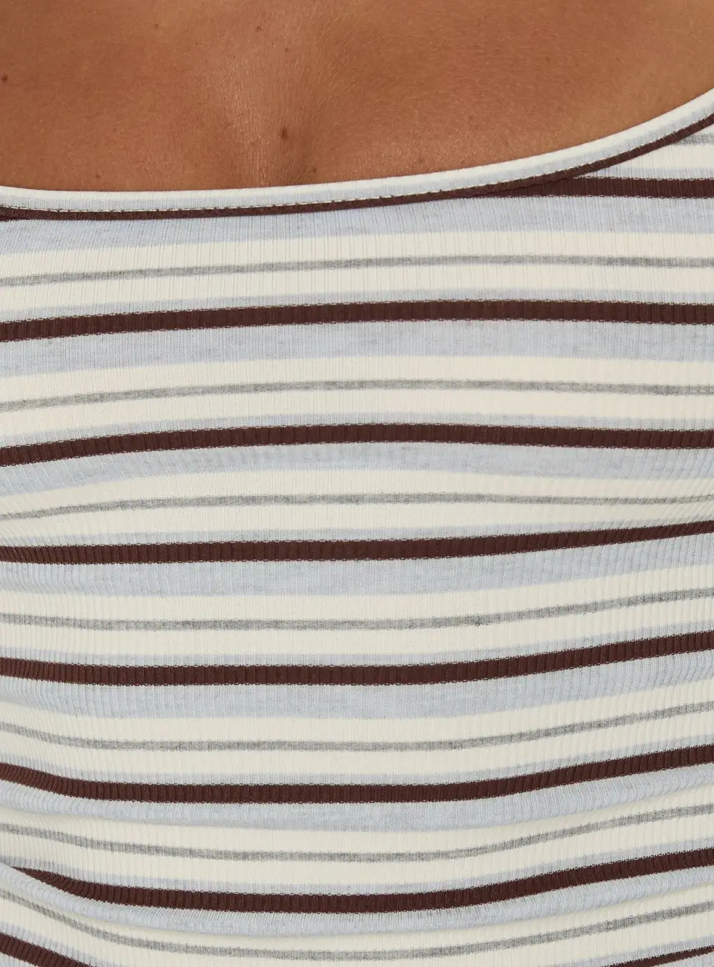 Scoop Neck Ribbed Cami Tank Top