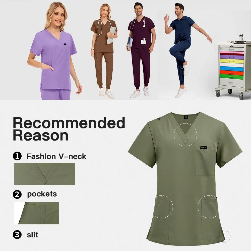 Women's Medical Scrubs Set