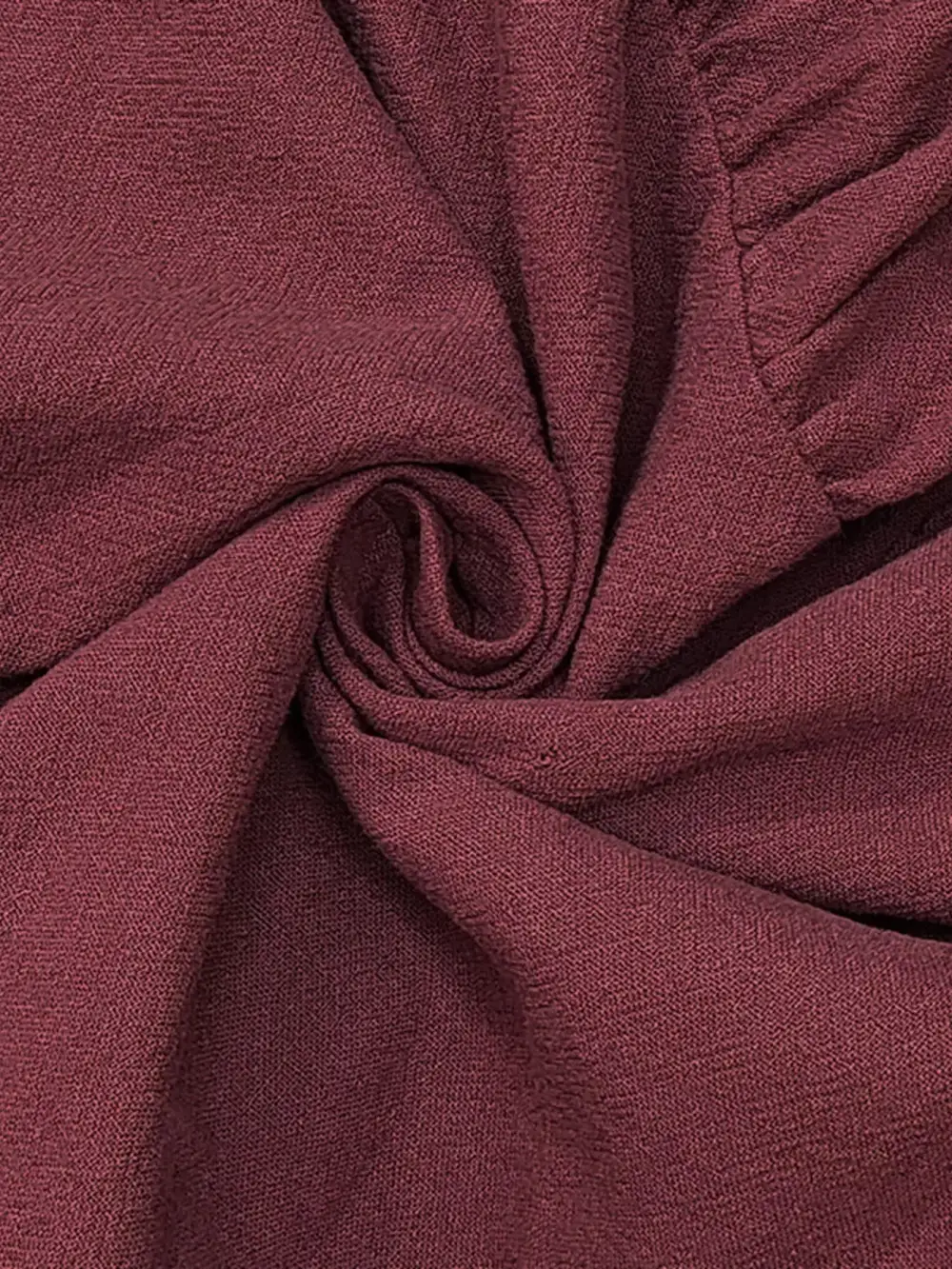 Tie Waist Ruffle Long Sleeve Dress Casual