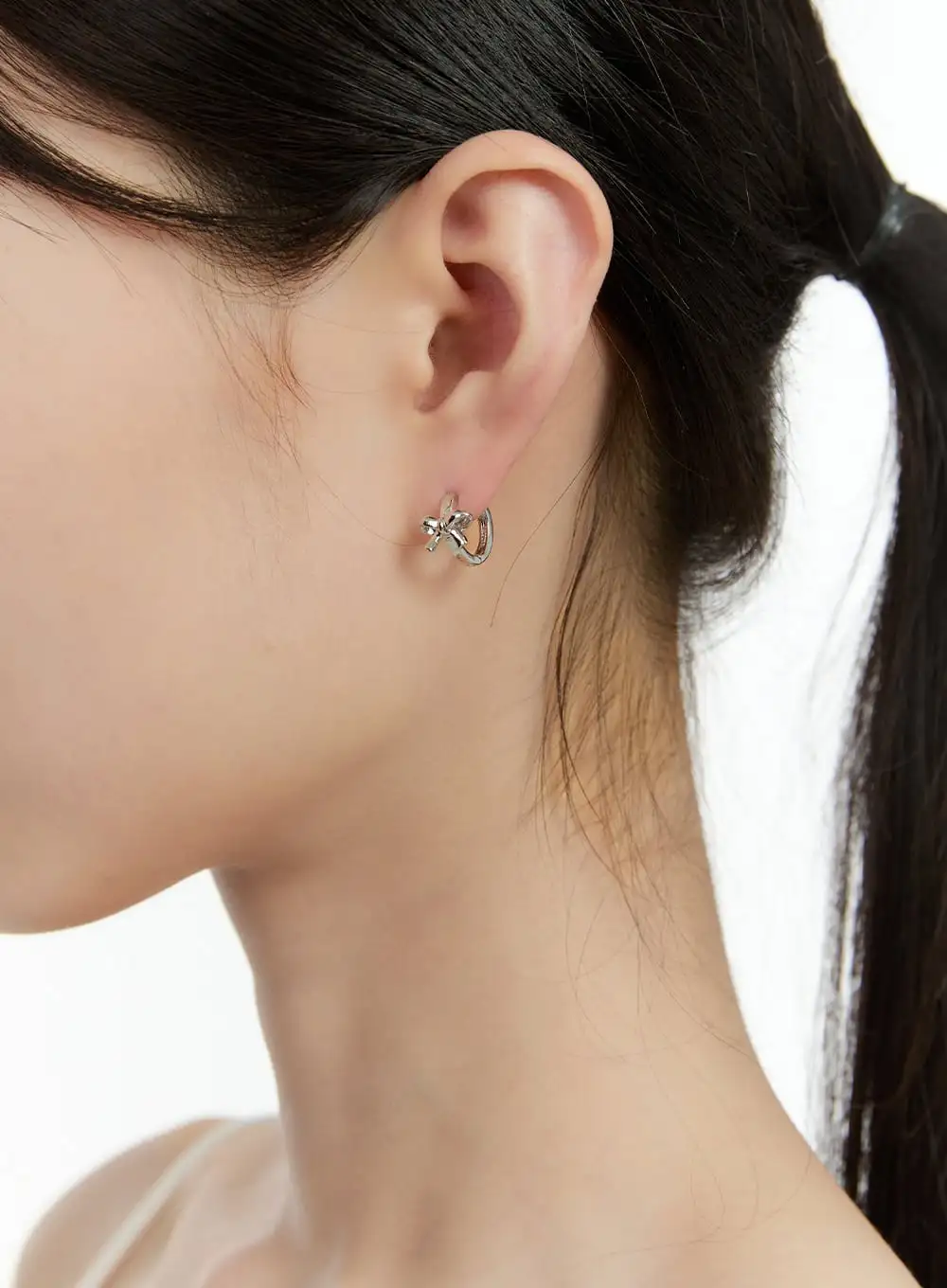 Single Ribbon Earrings