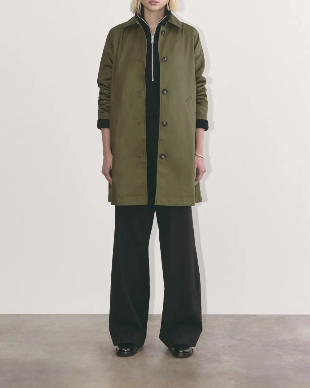 The Slant Pocket Mac Coat