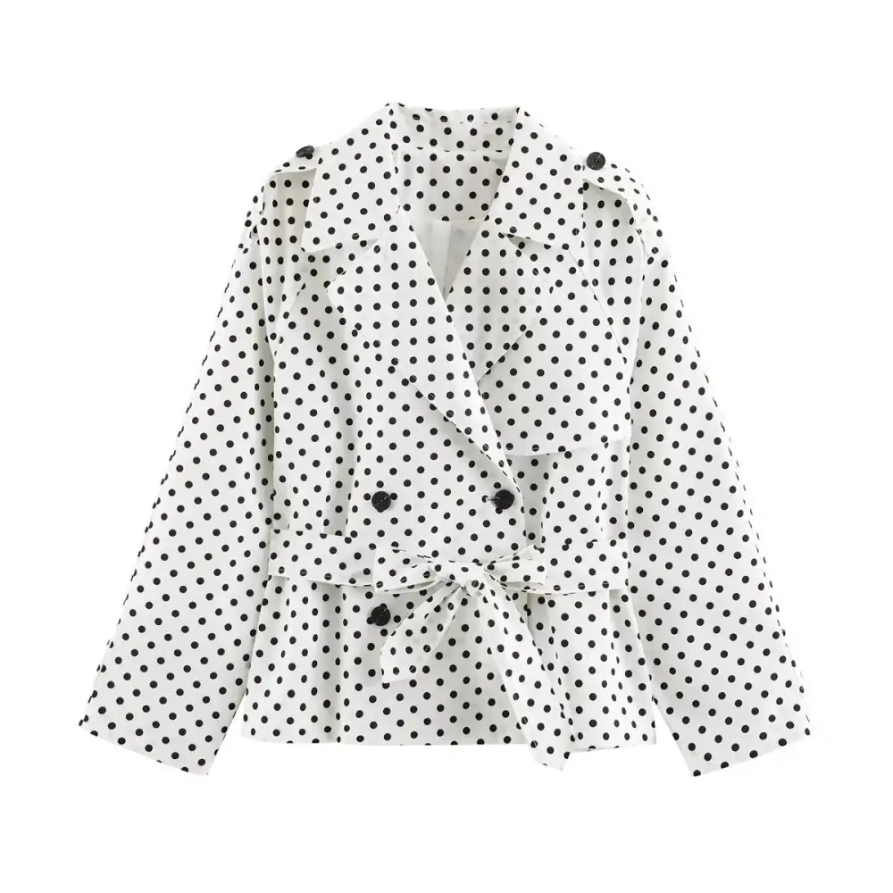 Tailored Layered Trench Coat