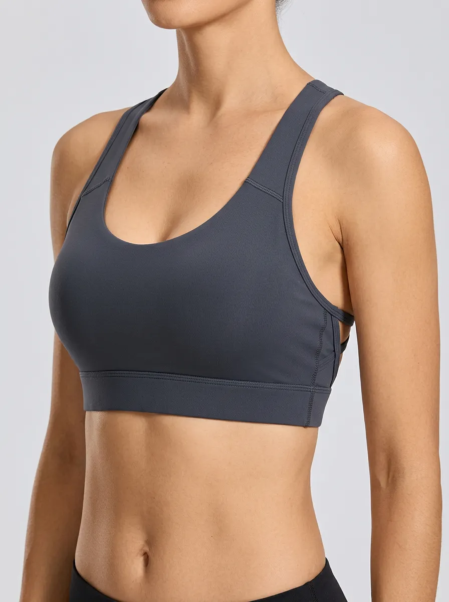 Women's Scoop Neck Racerback Sports Bra