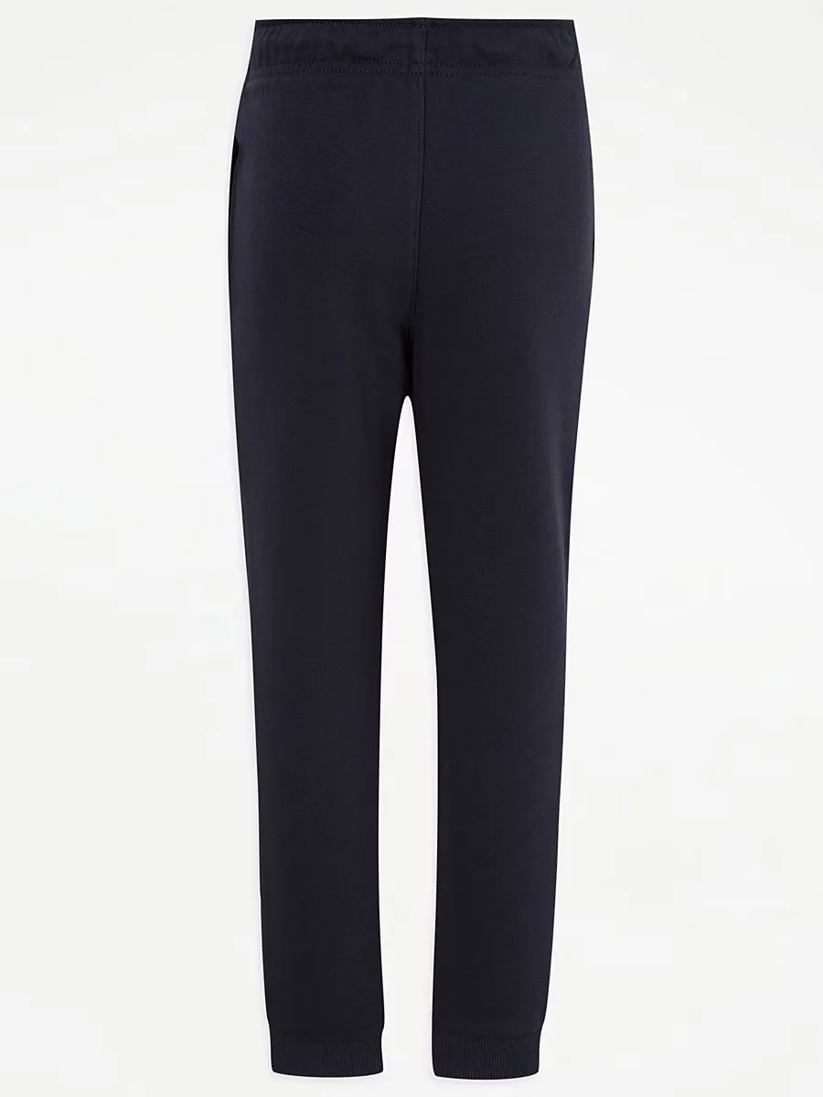 Navy Slim Leg School Joggers 2 Pack