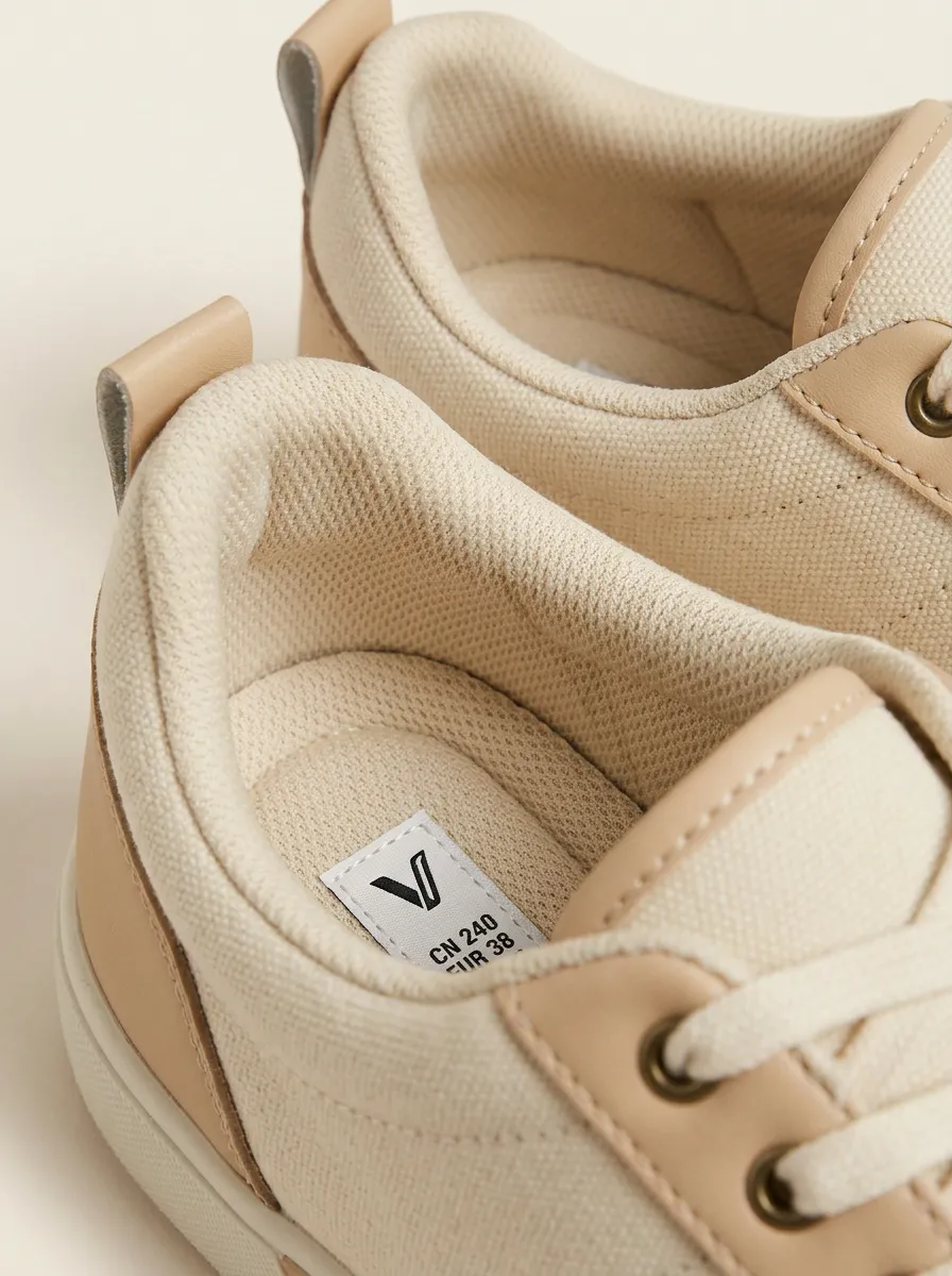 Lace-Detail Lace-Up Women's Low-Top Skate Sneakers
