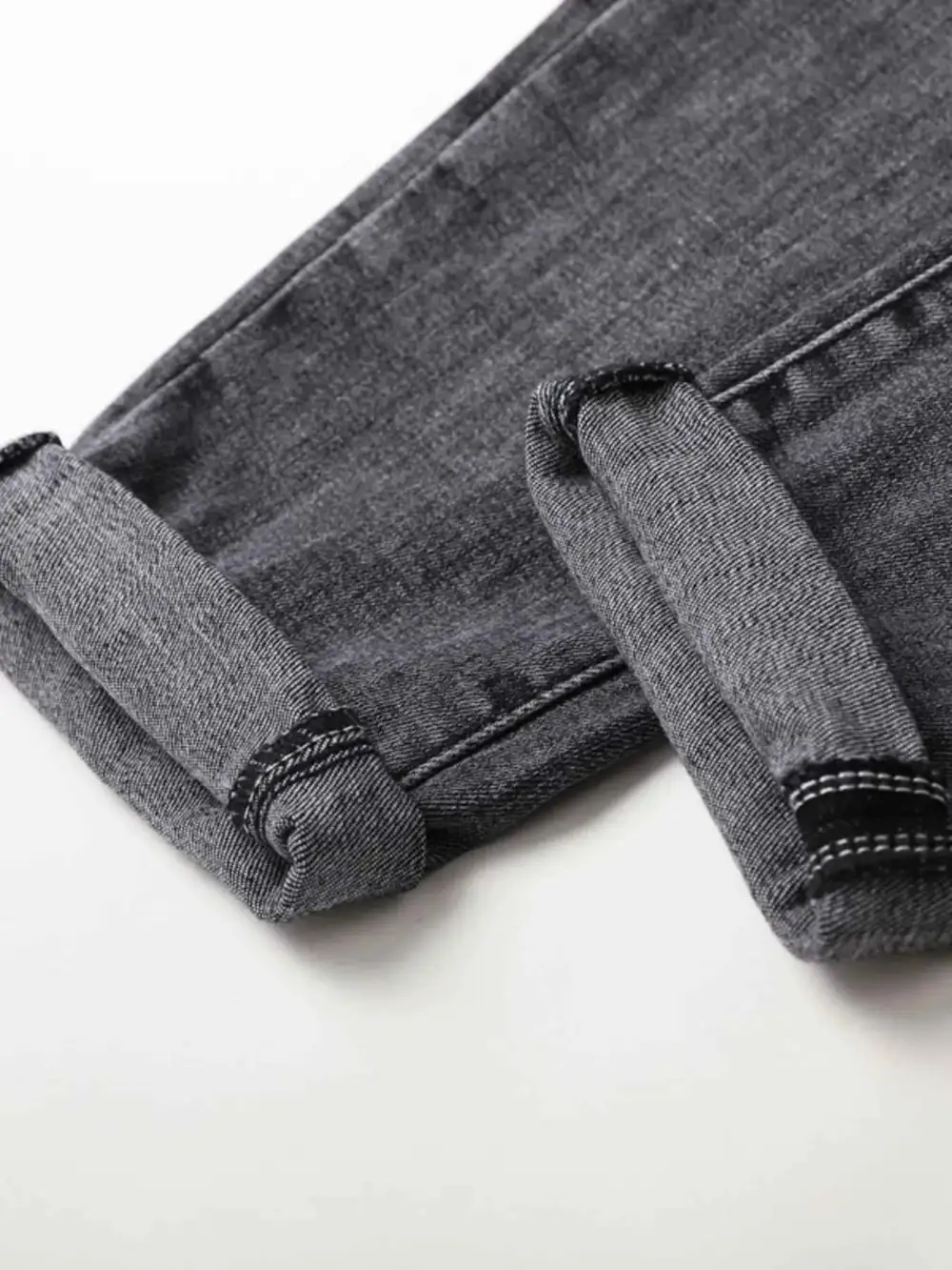 Distressed Slim Fit Ripped Jeans