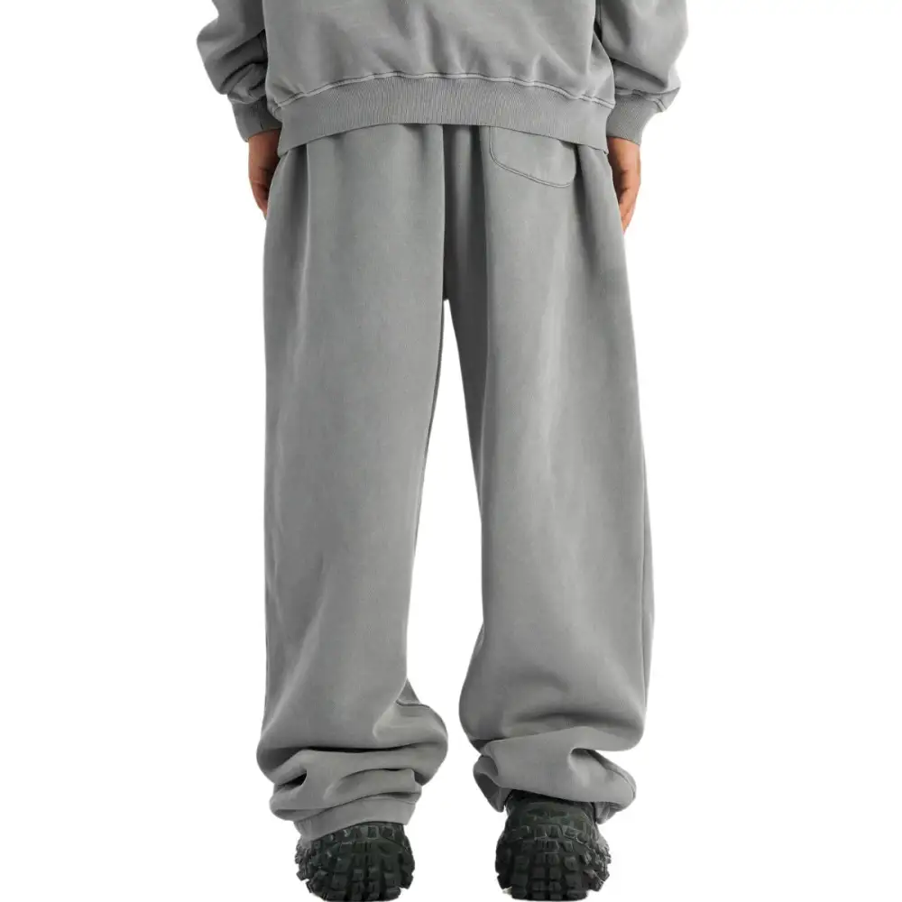Washed Straight Leg Men's Sweatpants