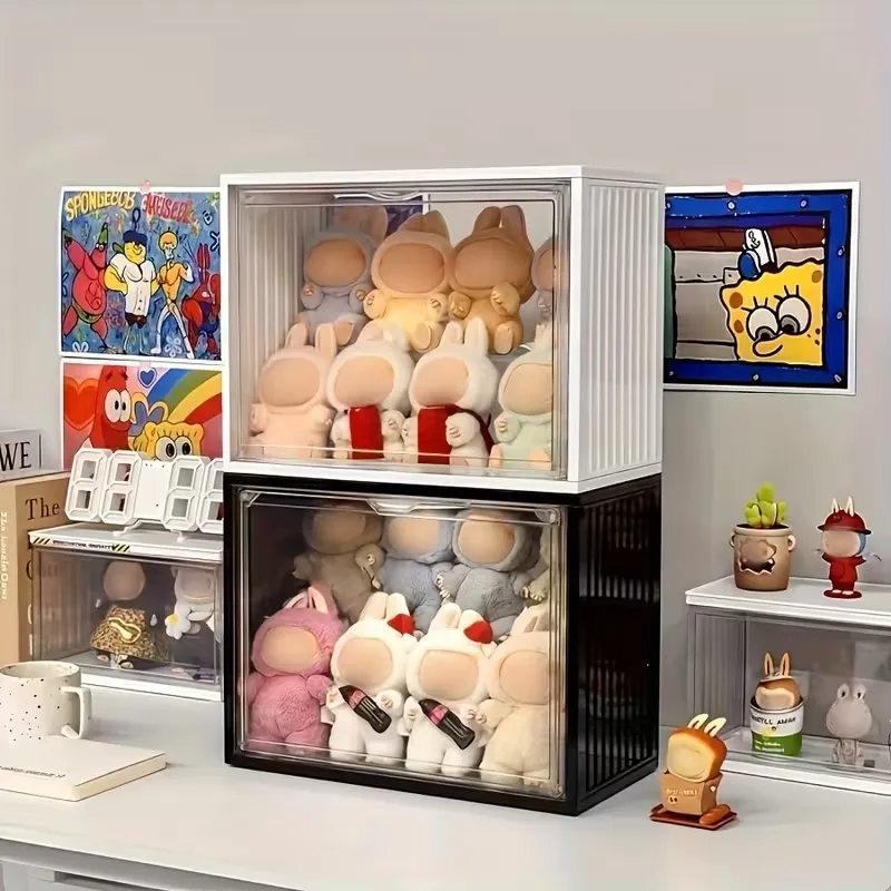 Stackable Clear Acrylic Plush Toy Display Case