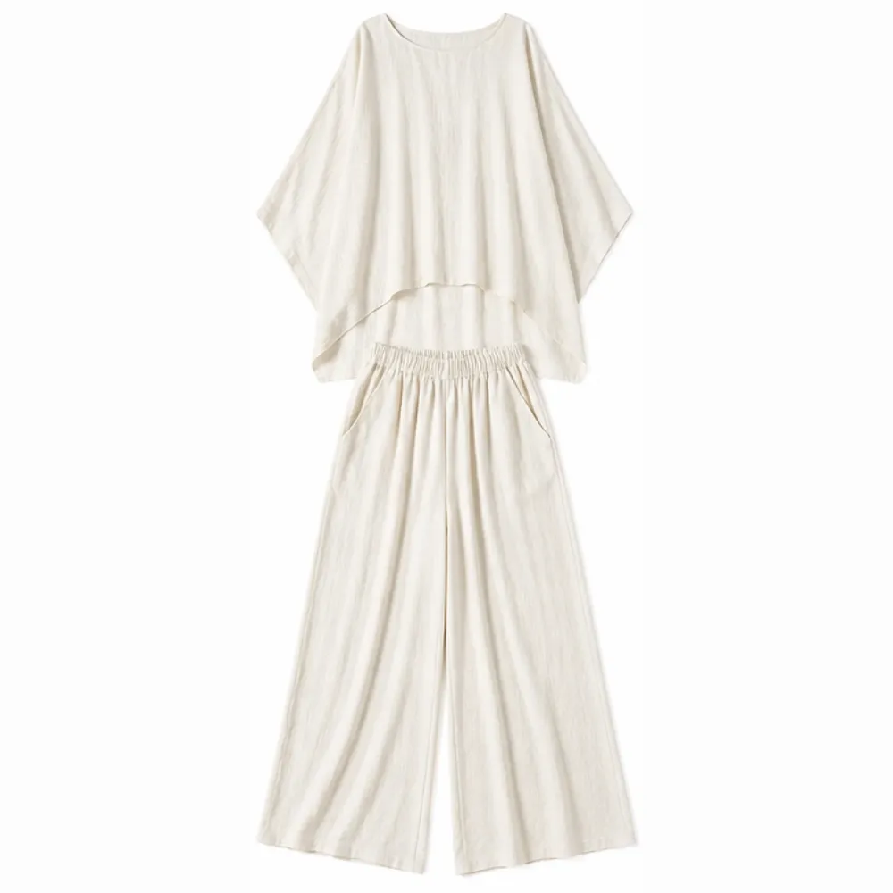 Batwing Top Wide Leg Set