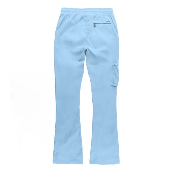Modern Nylon Stacked Cargo Pants