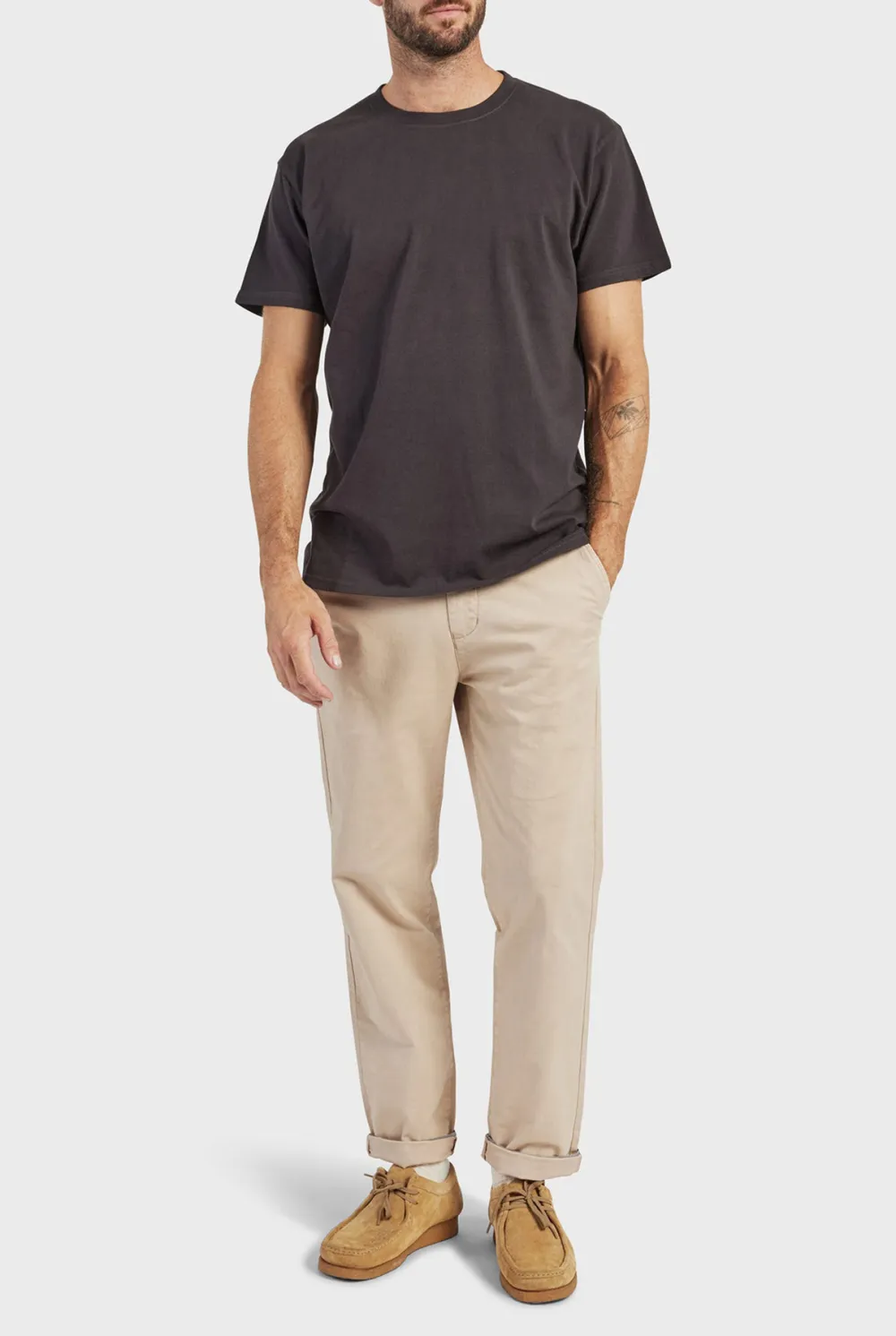 Navy Short Sleeve Crew Neck Tee