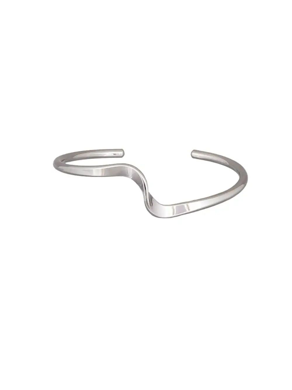 Plated Recycled Brass Cuff Bracelet